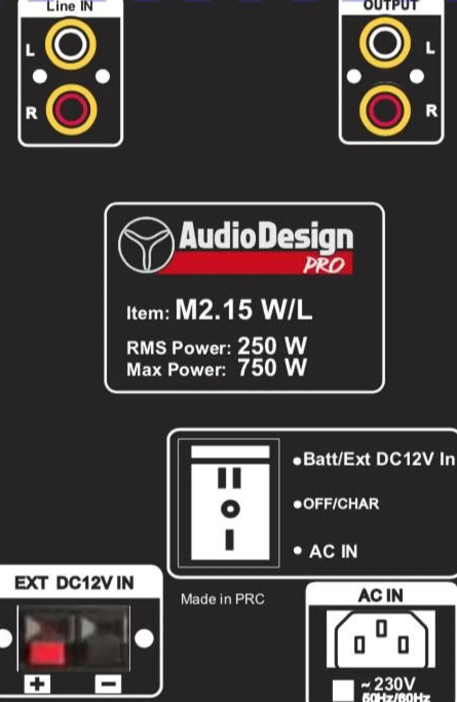 AudioDesignPRO Äänentoisto*kannettava akkukäyttöinen 15" aktiivikaiutin & 2 mikrofonia