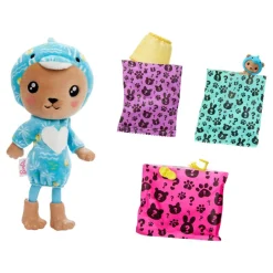 Barbie Nuket Ja Kotileikki*Cutie Reveal Chelsea Costume Cuties sininen