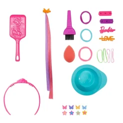 Barbie Nuket Ja Kotileikki*kampauspää Neon Rainbow Deluxe