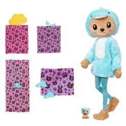 Barbie Nuket Ja Kotileikki*nukke Cutie Reveal Costume Cuties sininen