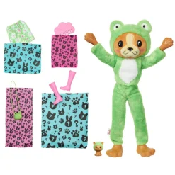 Barbie Nuket Ja Kotileikki*nukke Cutie Reveal Costume Cuties vihreä