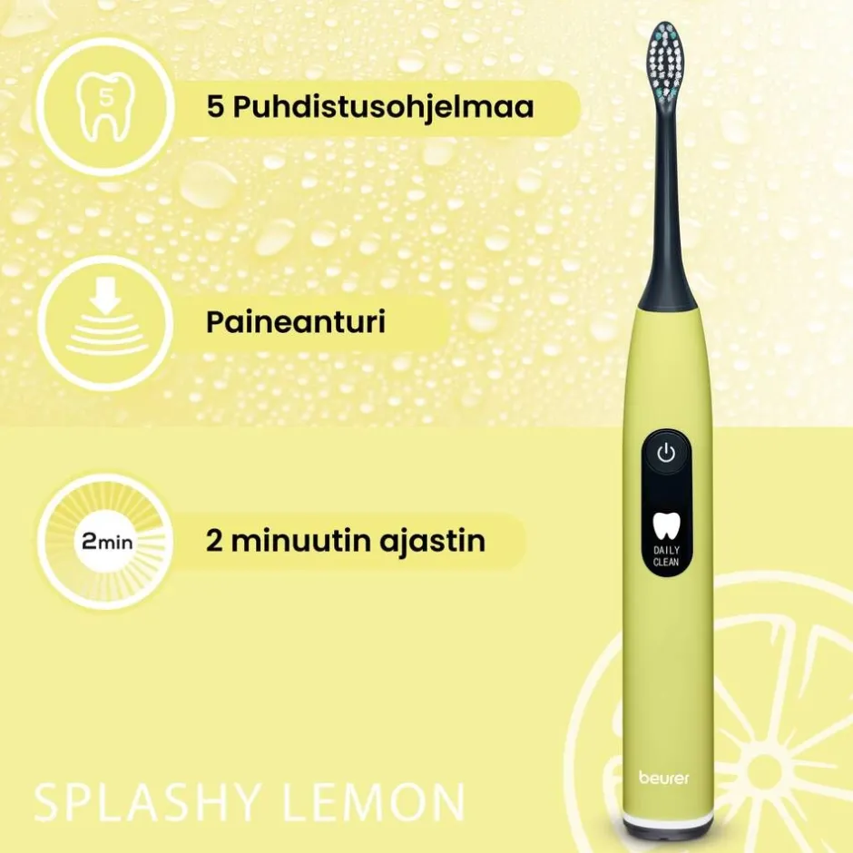 Beurer Hammashoito*sähköhammasharja Sonic SC50 Splashy lemon