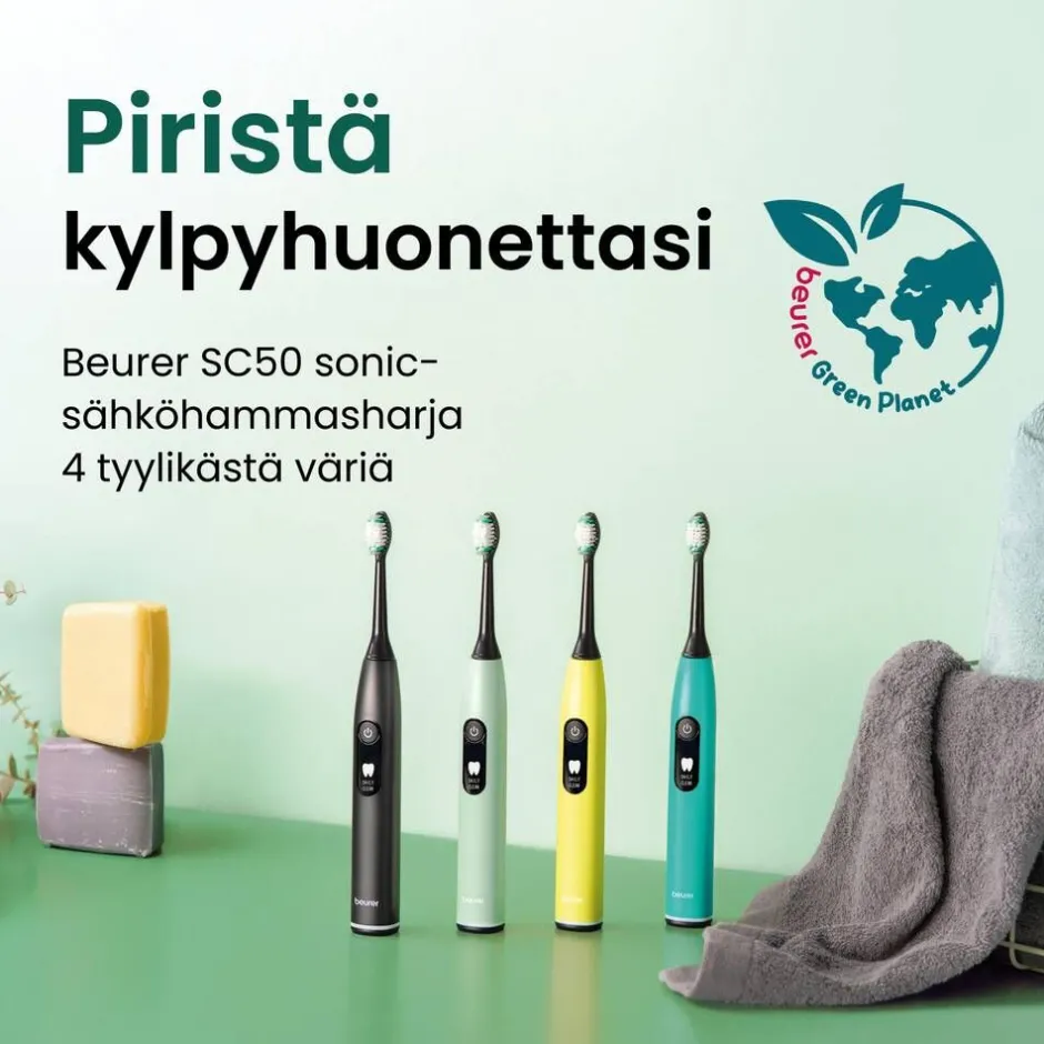 Beurer Hammashoito*sähköhammasharja Sonic SC50 Midnight ink