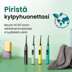 Beurer Hammashoito*sähköhammasharja Sonic SC50 Midnight ink