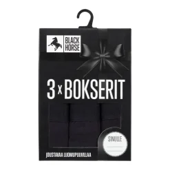 Black Horse Alusvaatteet*bokserit 3kpl I126 1210 black
