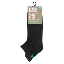 Black Horse Sukat*varrettomat urheilusukat 2p D018 1211 Black Hawk