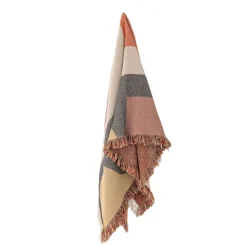 Bloomingville Sisustustekstiilit*Arni Throw, Brown, Recycled Cotton
