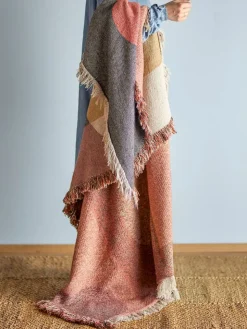Bloomingville Sisustustekstiilit*Arni Throw, Brown, Recycled Cotton