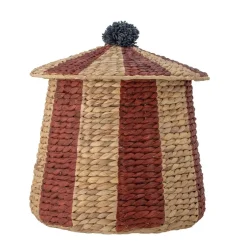 Bloomingville Mini Säilytyskorit Ja Laatikot|Lastenhuone*kori Birsen kannella punainen/beige