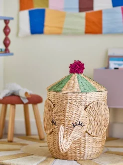 Bloomingville Mini Lastenhuone|Säilytyskorit Ja Laatikot*kori Bobo Basket kannella natural