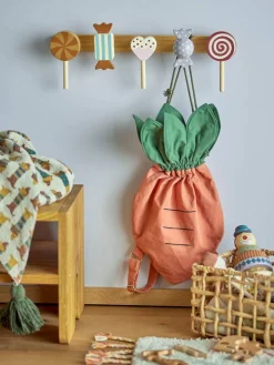 Bloomingville Mini Lastenhuone|Hyllyt Ja Telineet*naulakko Rudy ruskea