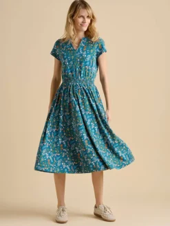 Brakeburn Vapaa-Ajan Mekot*mekko Shoreline meadow Midi Sininen