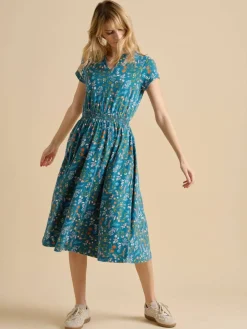 Brakeburn Vapaa-Ajan Mekot*mekko Shoreline meadow Midi Sininen