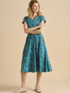 Brakeburn Vapaa-Ajan Mekot*mekko Shoreline meadow Midi Sininen