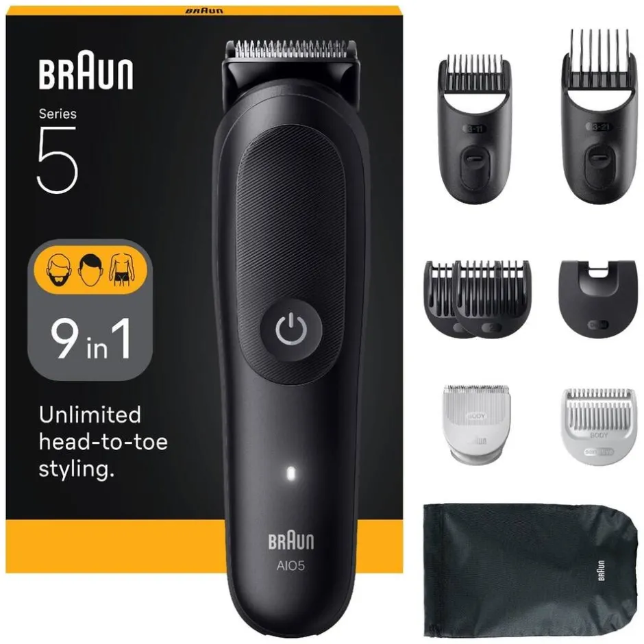 Braun Parranajo*partatrimmeri AIO5540 9-IN-1 All-In-One Series