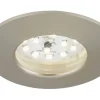 Briloner Kosteantilanvalaisimet*LED alasvalo 5W IP44 harjattu teräs