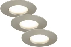 Briloner Kosteantilanvalaisimet*LED moduuli 3x5W harjattu teräs