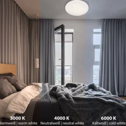 Briloner Sisustusvalaisimet*LED-plafondi CCT tähtikuviokupu ja kristallikoriste