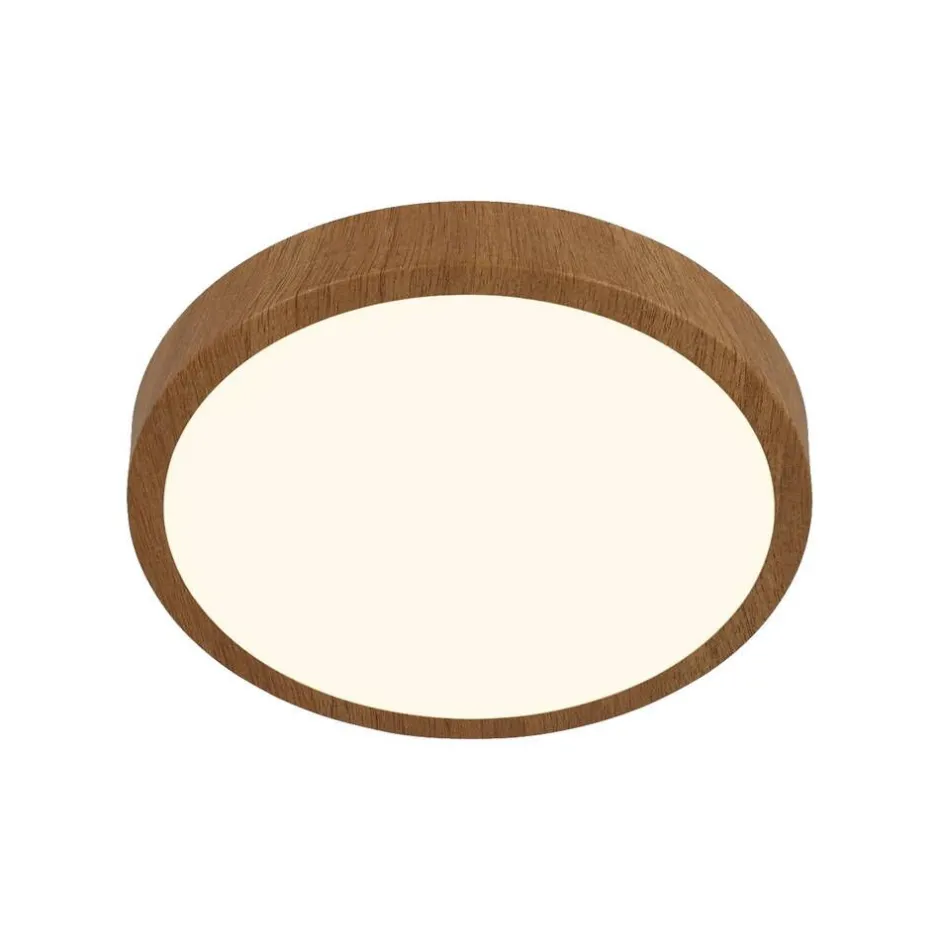Briloner Sisustusvalaisimet*Runa LED-plafondi Ø 28 cm puu