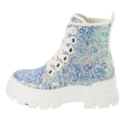 Buffalo Nilkkurit*nilkkurit Aspha Lace Up Hi Silver / purple