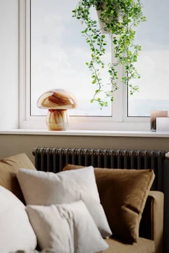 By Rydu00e9ns Sisustusvalaisimet*By Rydéns pöytävalaisin Mira Mushroom luonnonvärinen