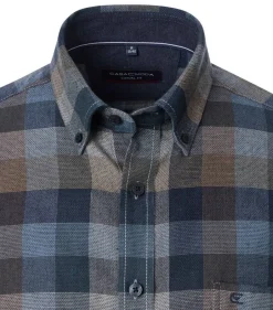 Casamoda Kauluspaidat*paita 444362200 Casual fit 101 sininen