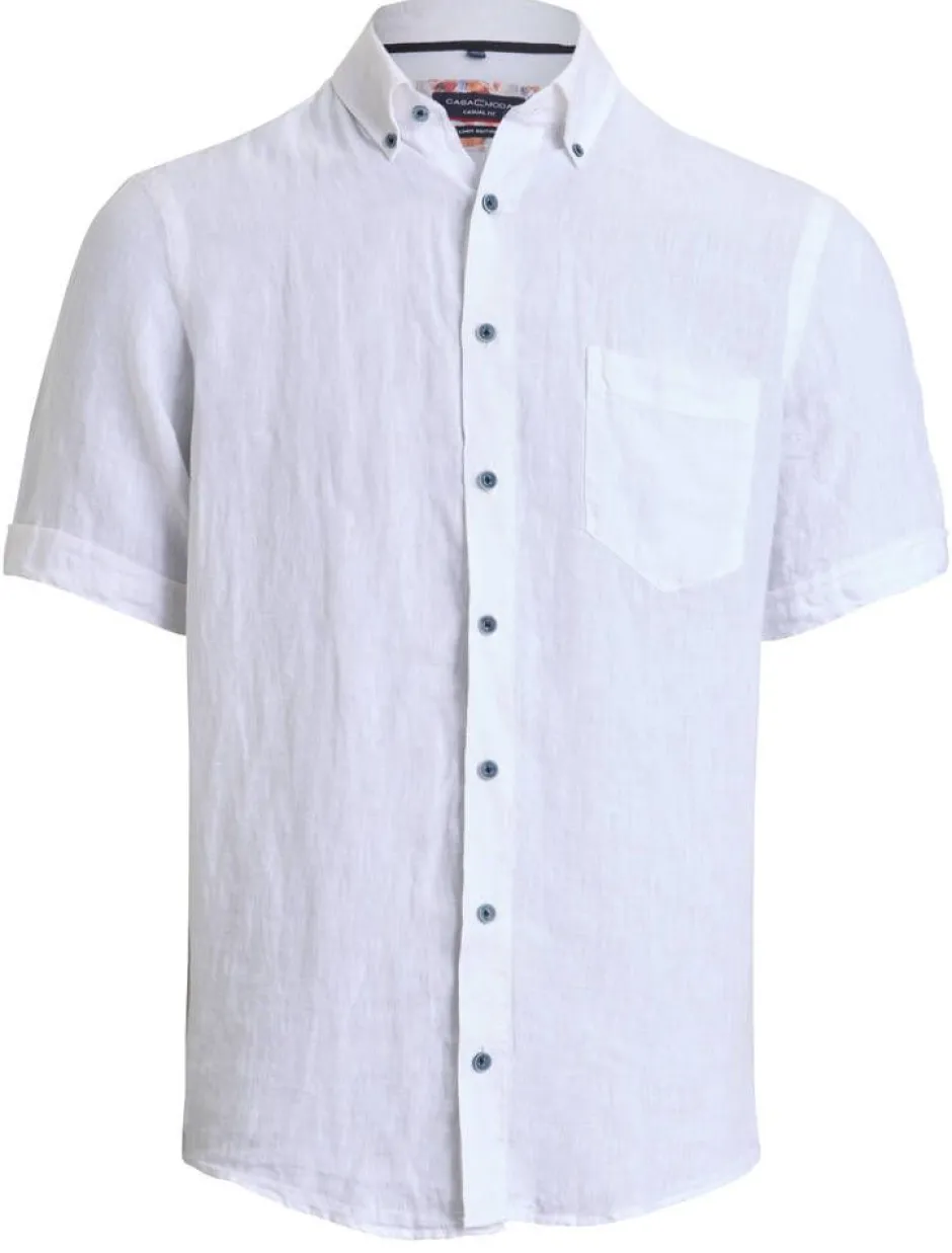 Casamoda Kauluspaidat*pellavapaita 954404400 Casual fit