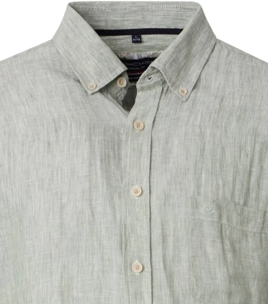 Casamoda Kauluspaidat*pellavapaita 954404400 Casual fit