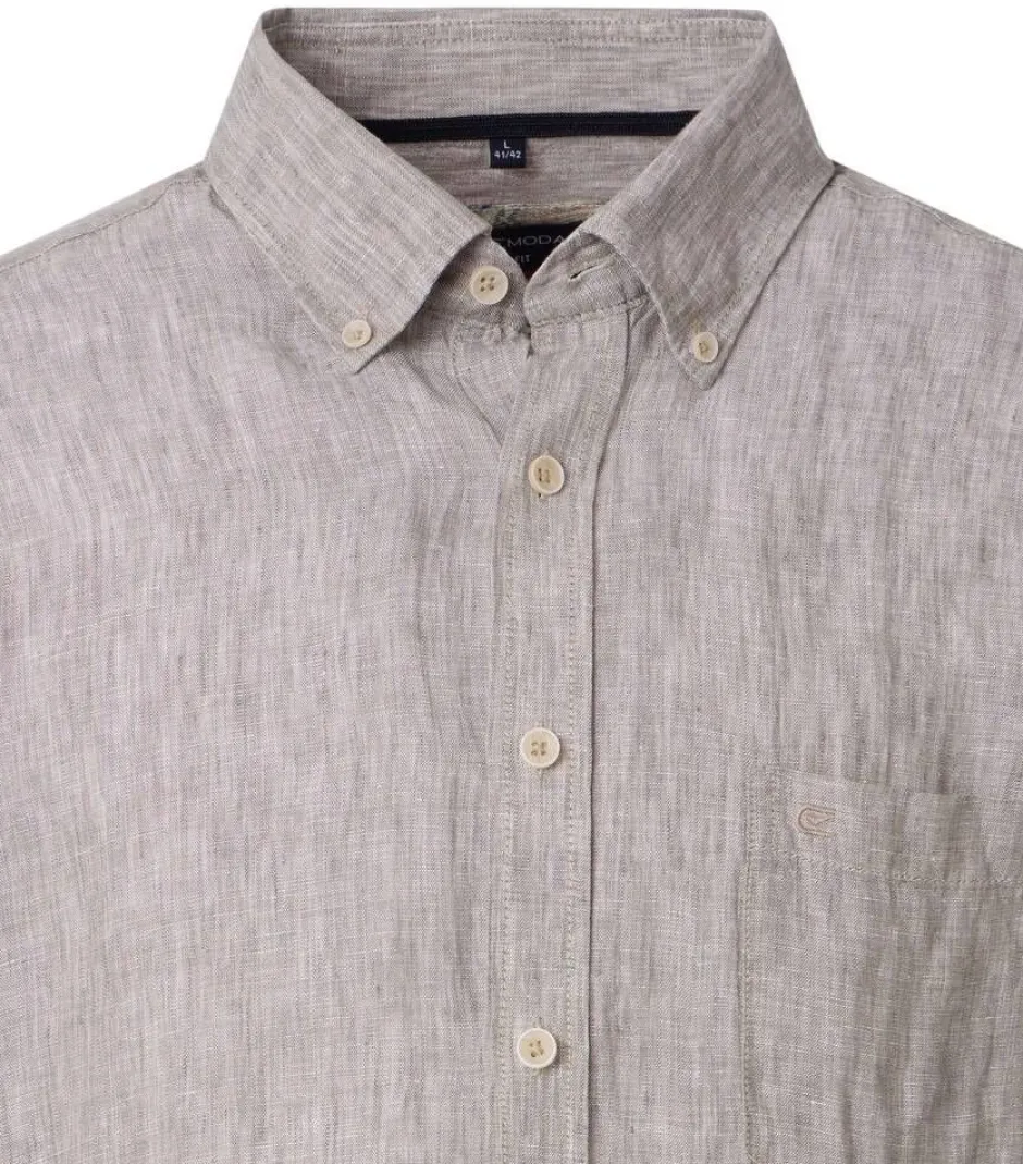 Casamoda Kauluspaidat*pellavapaita 954404400 Casual fit