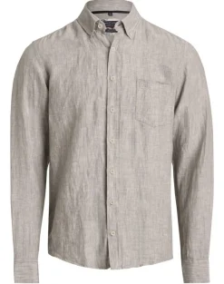 Casamoda Kauluspaidat*pellavapaita 454403300 Casual fit
