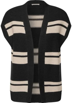 Cecil Liivit|Topit*neuleliivi 253908 20001 Musta / Beige