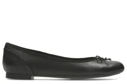 Clarks Avokkaat Ja Juhlakengät*Ballerina Couture Bloom Black leather
