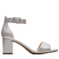 Clarks Avokkaat Ja Juhlakengät*sandaletit  Deva Mae SILVER METALLIC