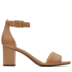 Clarks Avokkaat Ja Juhlakengät*sandaletit Deva Mae Camel Leather