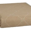 Create Home Sisustustekstiilit*Aamu päiväpeite 2-puoleinen 260x260cm khaki/l.valkoinen
