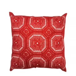 Create Home Sisustustekstiilit*tyyny Säde 45x45 cm punainen puuvilla