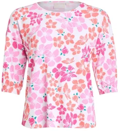 Create Trikoopaidat Ja Colleget*paita Anja White /Pink