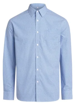 Create Kauluspaidat*paita Patrick LS Modern fit BLUE - SININEN