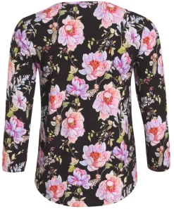 Create Trikoopaidat Ja Colleget*paita Trudie Flower Black