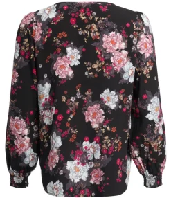 Create Puserot*pusero Bianca Flower Black / musta