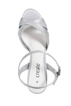 Create Avokkaat Ja Juhlakengät*sandaletit L24529-1 Silver