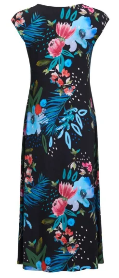 Create Vapaa-Ajan Mekot*trikoomekko Aster black Black / multicolour