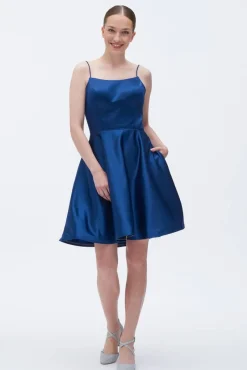 Dazzling Zazabella Lyhyet Juhlamekot*mekko H4442S-SATIINI