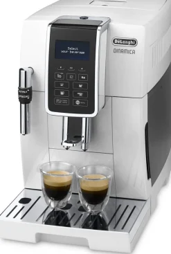 DeLonghi Kahvi Ja Kuumat Juomat*kahviautomaatti Dinamica valkoinen