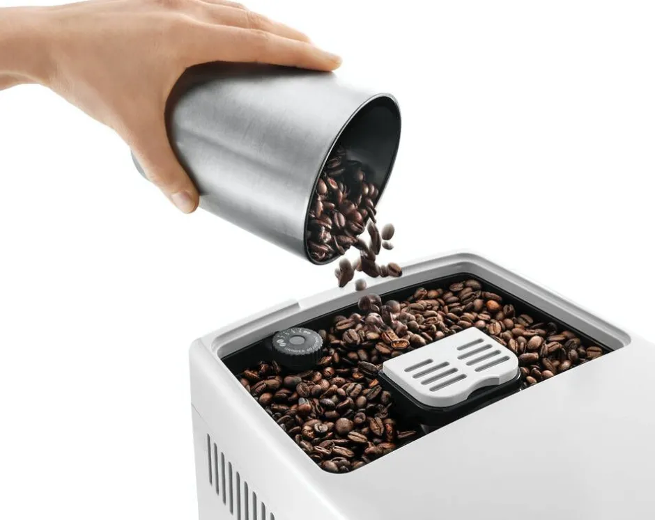 DeLonghi Kahvi Ja Kuumat Juomat*kahviautomaatti Dinamica valkoinen