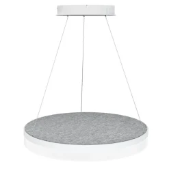 Design by Gru00f6nlund Sisustusvalaisimet*Design by Grönlund Acoustic Circulo 60 kattovalaisin vaaleanharmaa 4000K