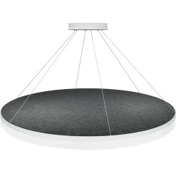 Design by Gru00f6nlund Sisustusvalaisimet*Design by Grönlund Acoustic Circulo 120 kattovalaisin tummanharmaa 3000K