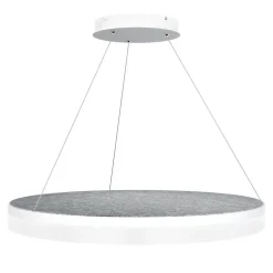 Design by Gru00f6nlund Sisustusvalaisimet*Design by Grönlund Acoustic Circulo 80 kattovalaisin vaaleanharmaa 3000K