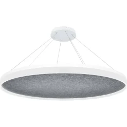 Design by Gru00f6nlund Sisustusvalaisimet*Design by Grönlund Acoustic Circulo 120 kattovalaisin vaaleanharmaa 4000K