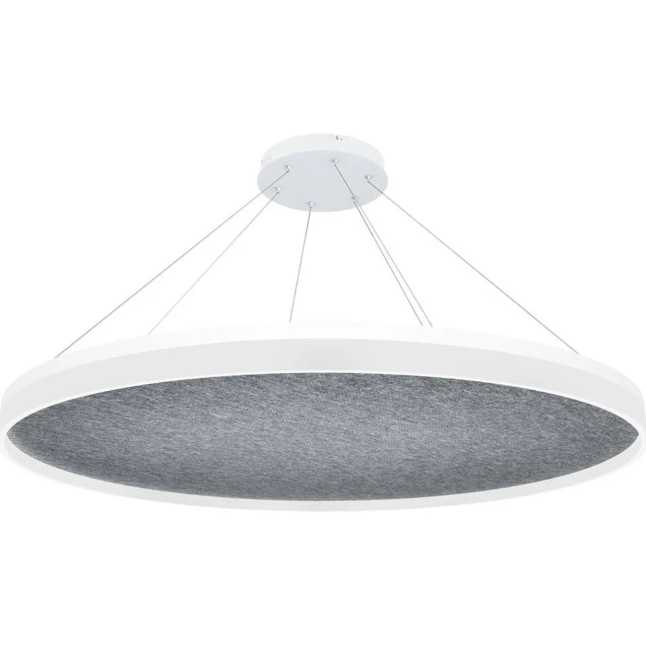Design by Gru00f6nlund Sisustusvalaisimet*Design by Grönlund Acoustic Circulo 120 kattovalaisin vaaleanharmaa 4000K